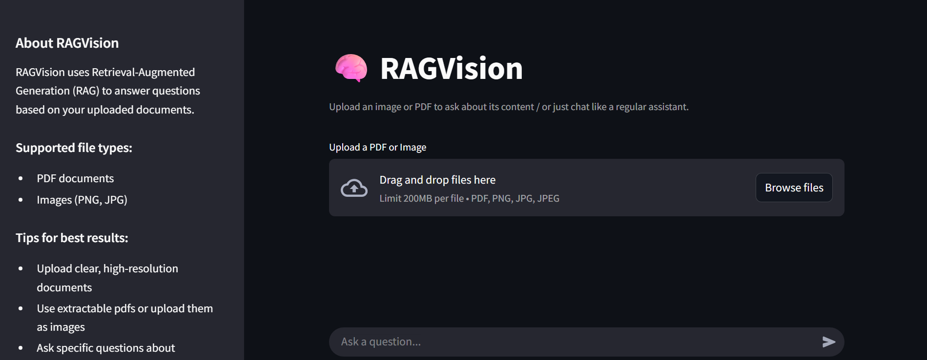RAGVision – AI Chat Assistant